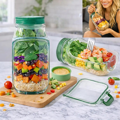 🥗 Salad Jar Portable 🥗 .
